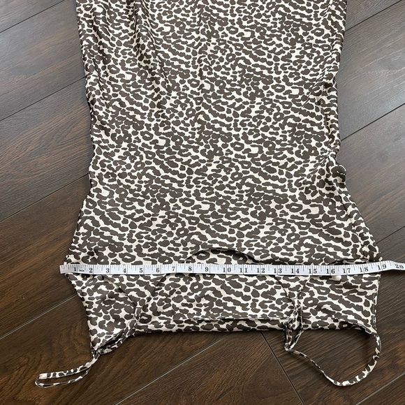 APPARIS animal print long midi slip dress medium - Picture 9 of 10